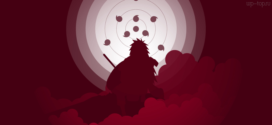 2932x2932 аниме, Наруто, Naruto, Мадара Учиха, Madara Uchiha, красный, бардовый, Риннеган обои