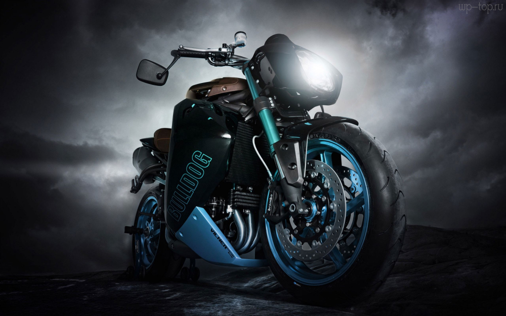 2560x1600 мото, байк, Triumph, Триумф, черный, голубой, вид спереди обои
