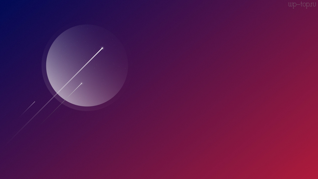 5120x2880 луна, планета, комета, фиолетовый, красный, градиент обои
