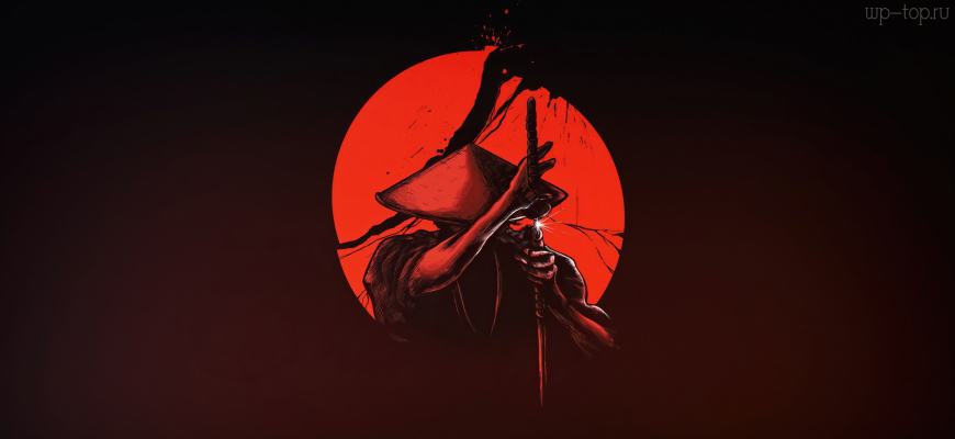 2880x1800 аниме, Кеншин, Rurouni Kenshin, самурай, ронин, оружие, катана, красный, черный обои