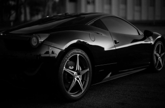 1920x1200 car, авто, машина, Феррари, Ferrari, черный, вид сзади обои