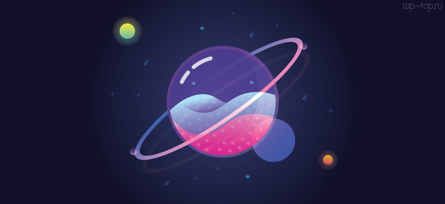 8888x5555 планета, кольца, звезды, луны, синий, красный, фиолетовый обои